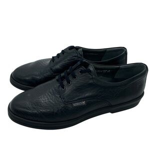 Mephisto Women’s Cool Air Black Leather Oxford Lace Up Shoes